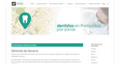 Desktop Screenshot of dentistanavarra.com